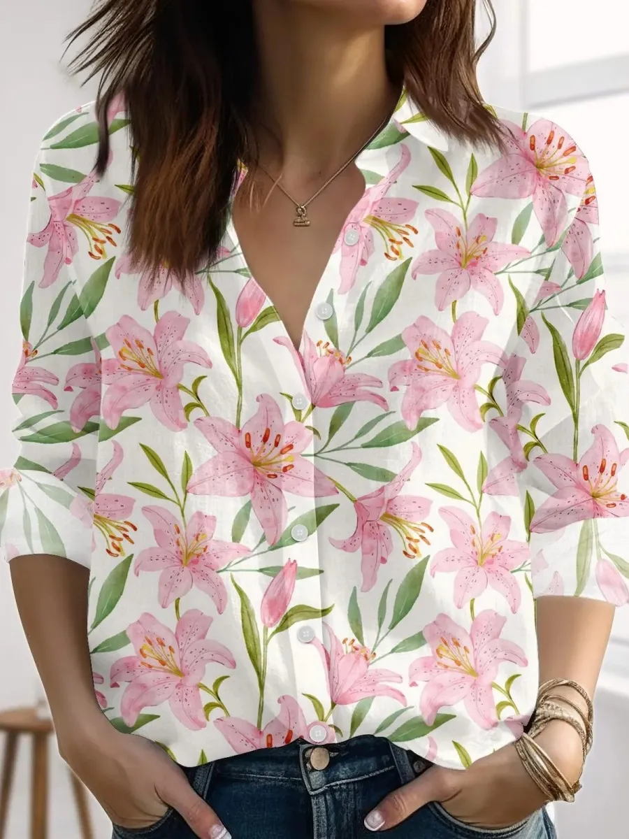 Watercolor Lily Shirt