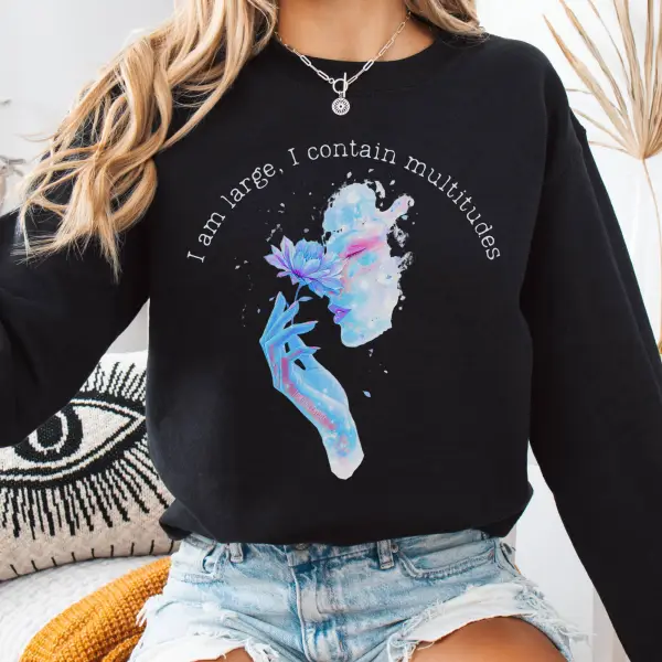 Mystical Hand Butterfly Art Sweatshirt