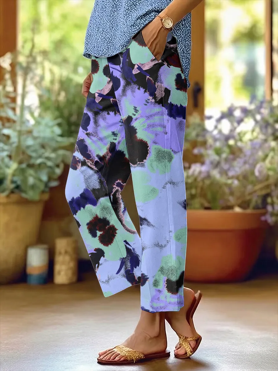 Women's Casual Art Printed Casual Pants