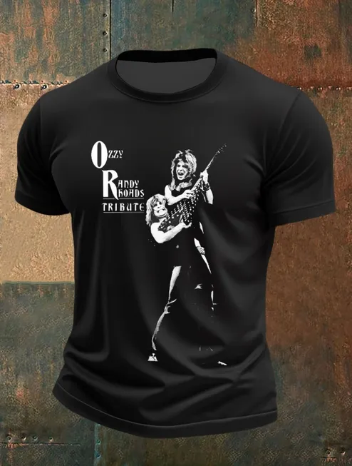 Men'S Prince Of Darkness Forever Rip Legend Ozzy Osbourne Memorial Tee