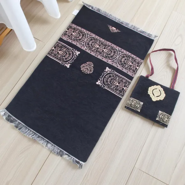 Two-Piece Prayer Rug Set For Muslims