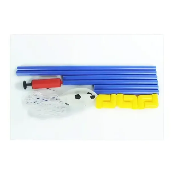 Folding Mini Football Soccer Ball Plastic Removable Goal