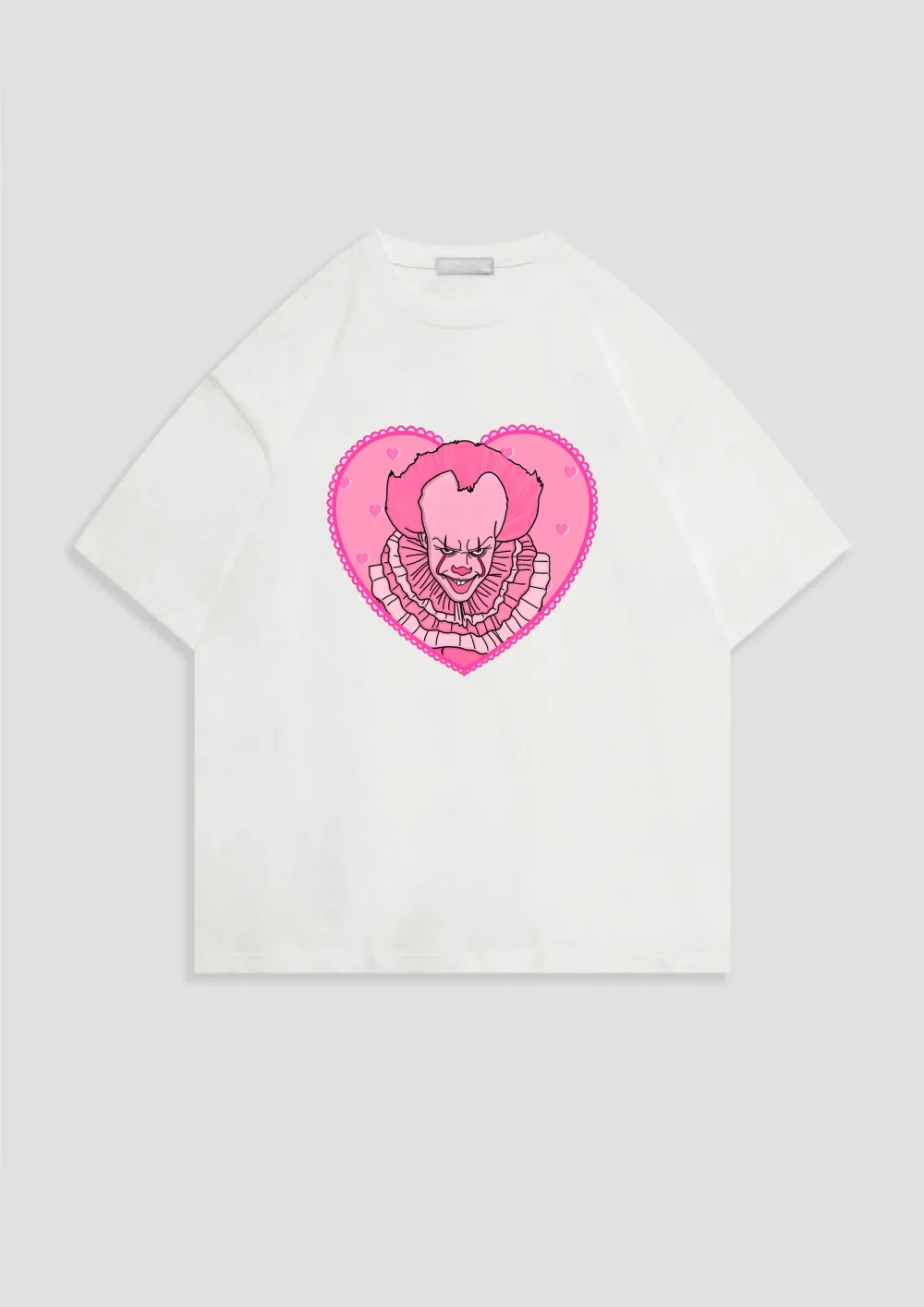 Women's Heart - Art Letter Printed T - Shirt