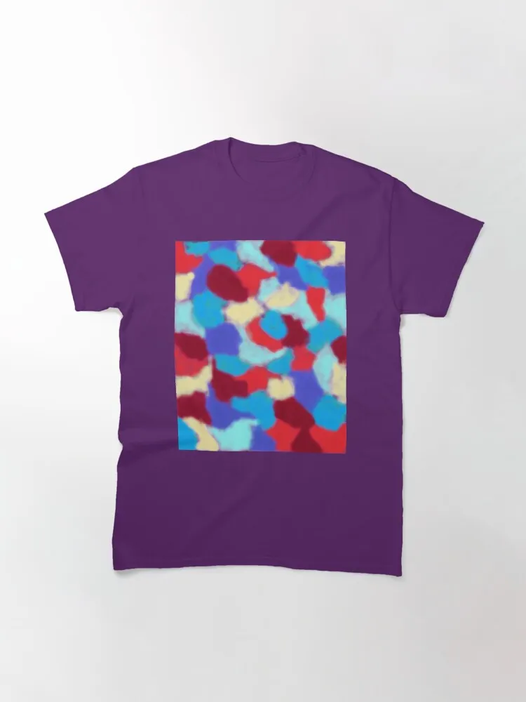 Tye Dye Look Multi Color Classic T-Shirt