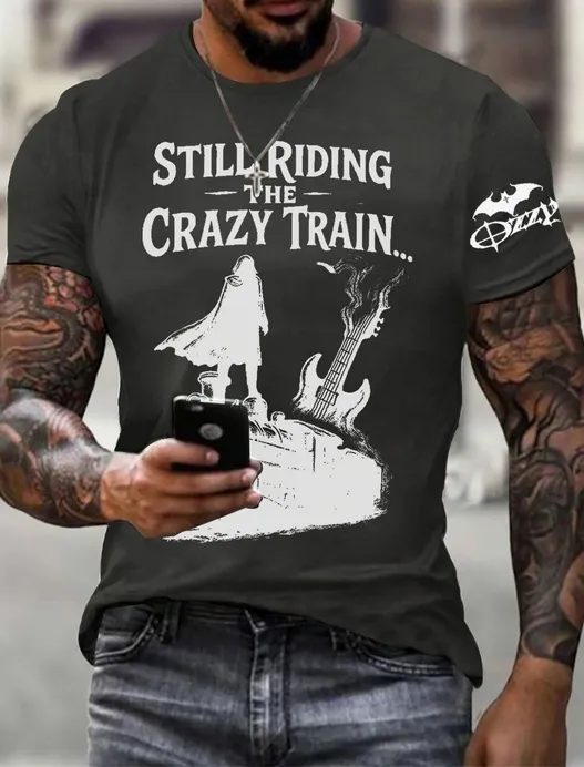 Men'S Ozzy Osbourne Printed T-Shirt