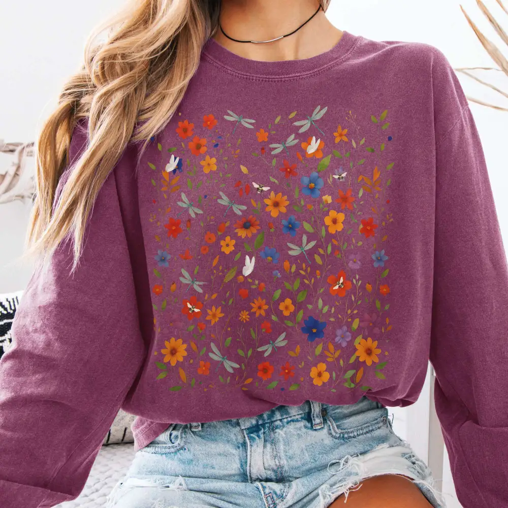 Wildflowers Long Sleeve Shirt
