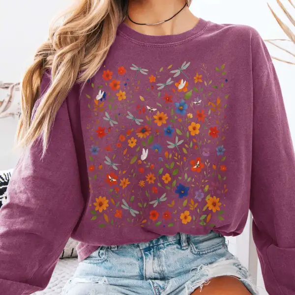 Wildflowers Long Sleeve Shirt