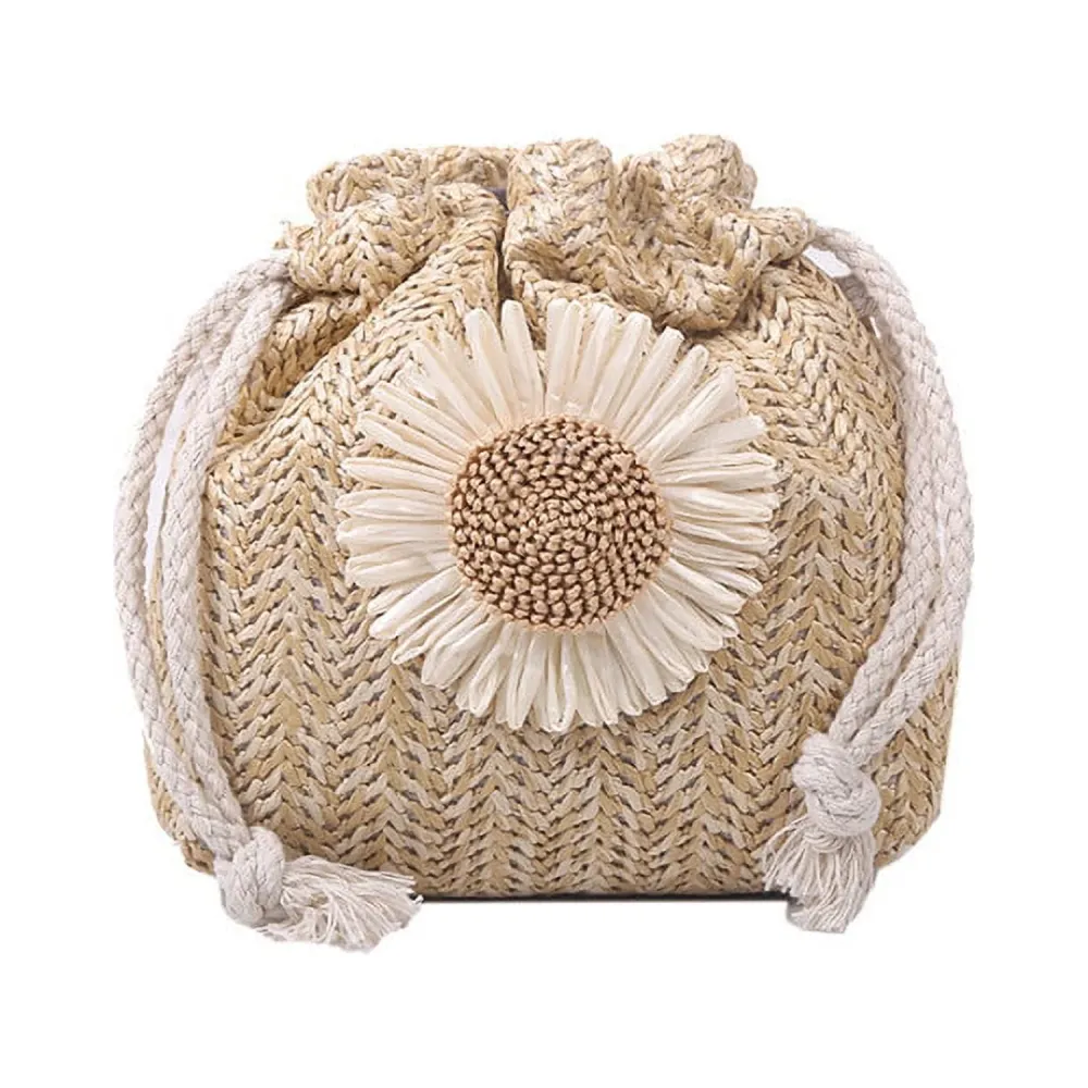 Daisy Decorative Woven Bag