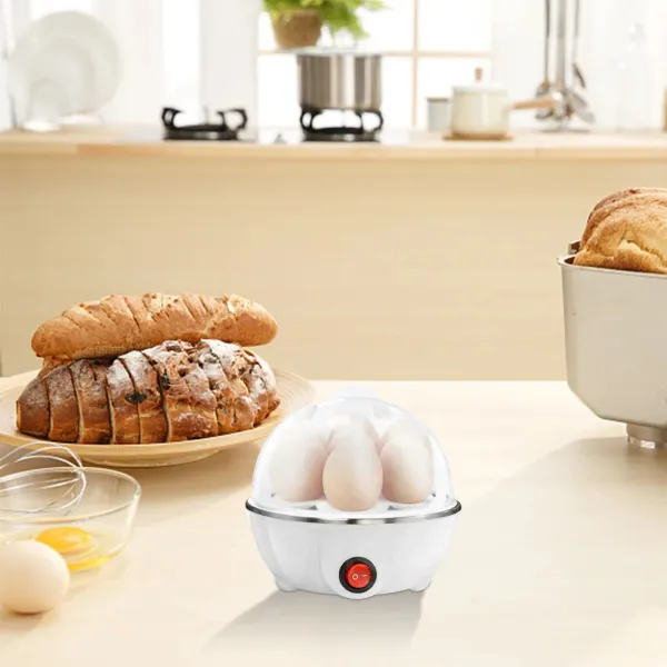 Seven White Capacity Egg Cookers
