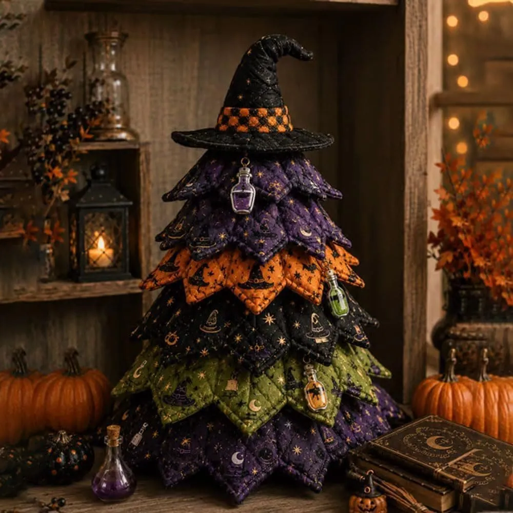 Halloween DIY Halloween Quilted Fabric Tree Kit