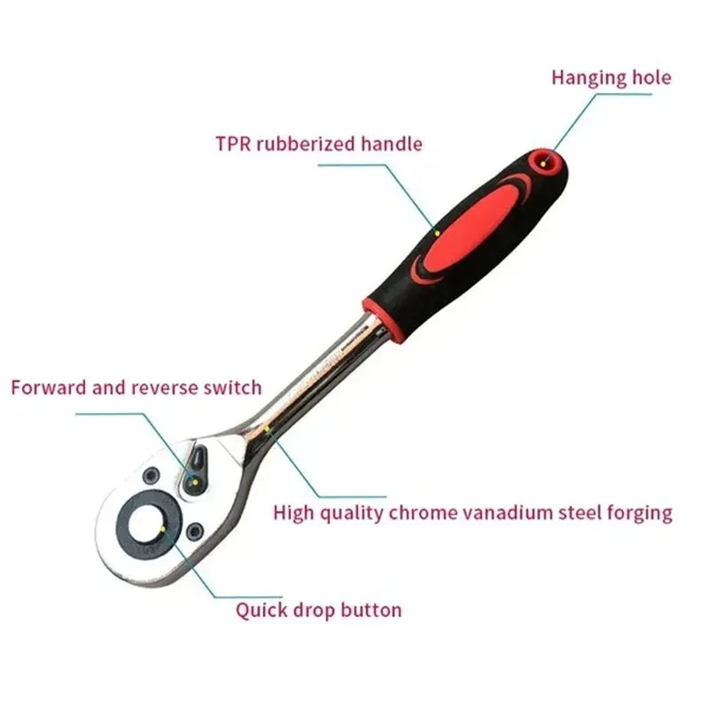Multi-Size Ratchet Wrench