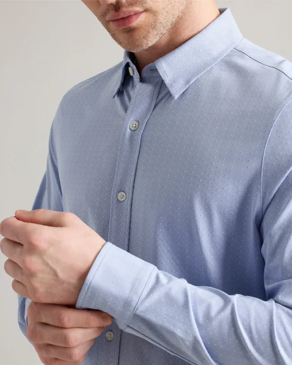 Men's Performance Comfort Long Sleeve Button Down Shirts