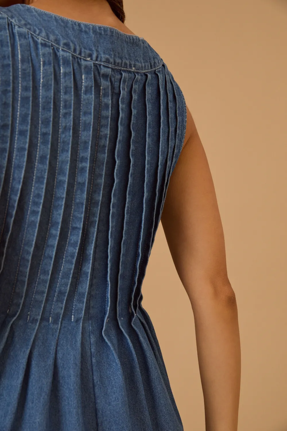 Denim Romper