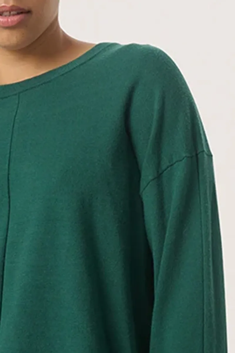 Crew Neck Fit Knit Sweaters