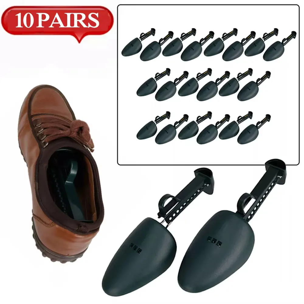 10 Pairs Adjustable Length Shoe Trees