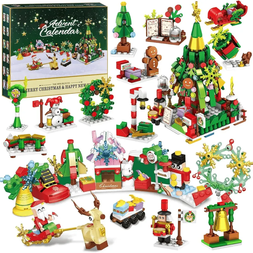 Christmas Advent Calendar Building Blocks | 24 Days Countdown Blind Box