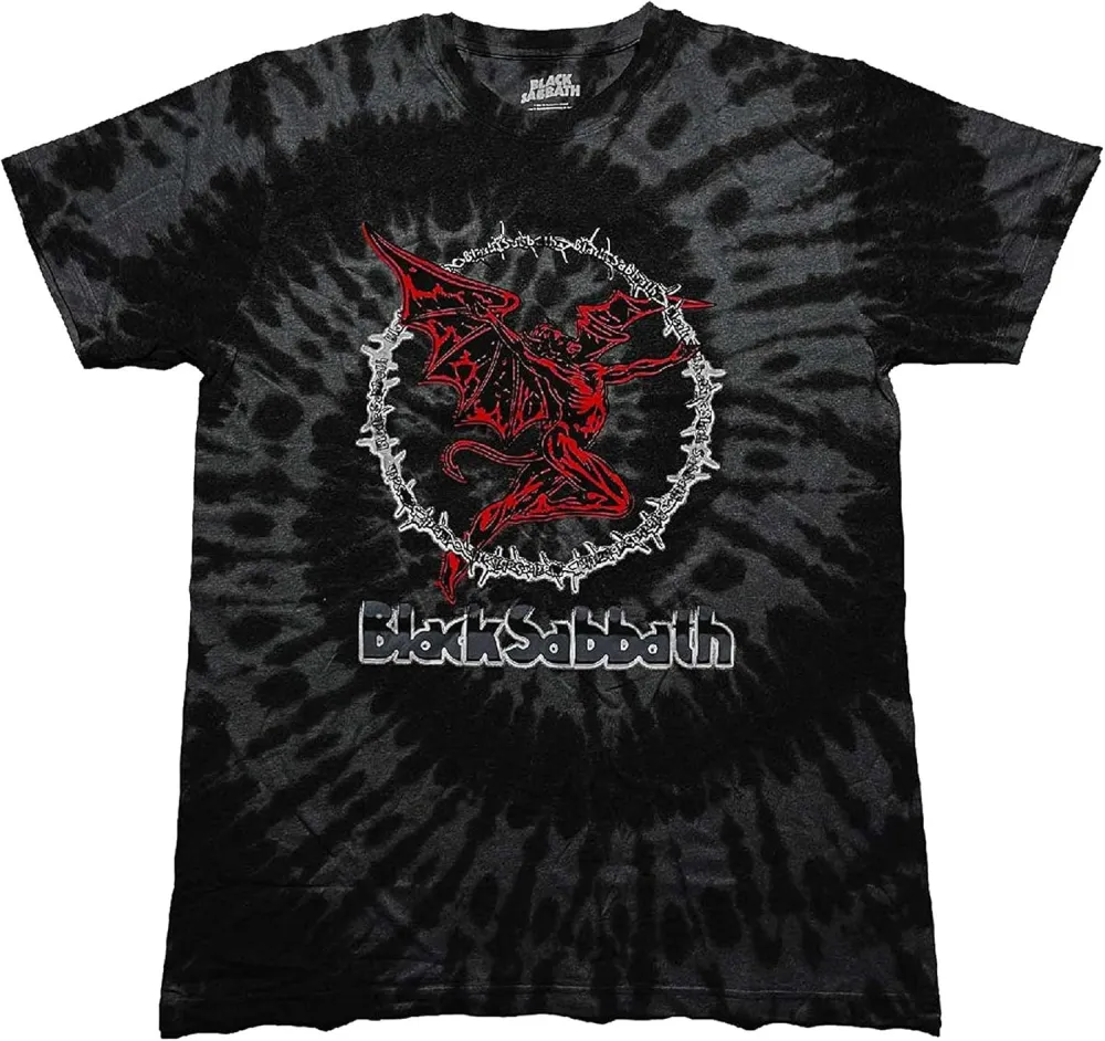 Men's Black Sabbath Printed Round Neck T-Shirt
