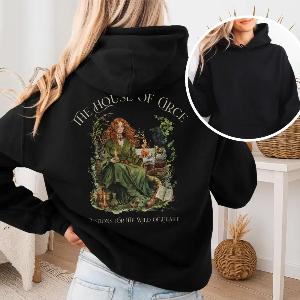 Print Pullover Hoodie