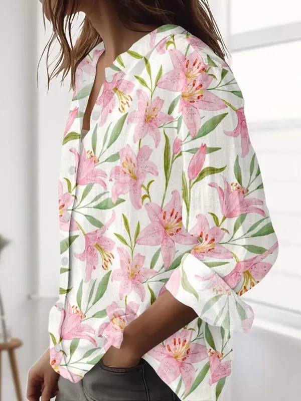 Watercolor Lily Shirt