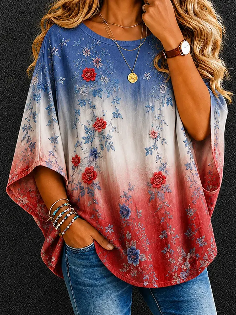 Women-Themed Art Print T-Shirt Commemorating the 250th Anniversary of the Founding of the United States