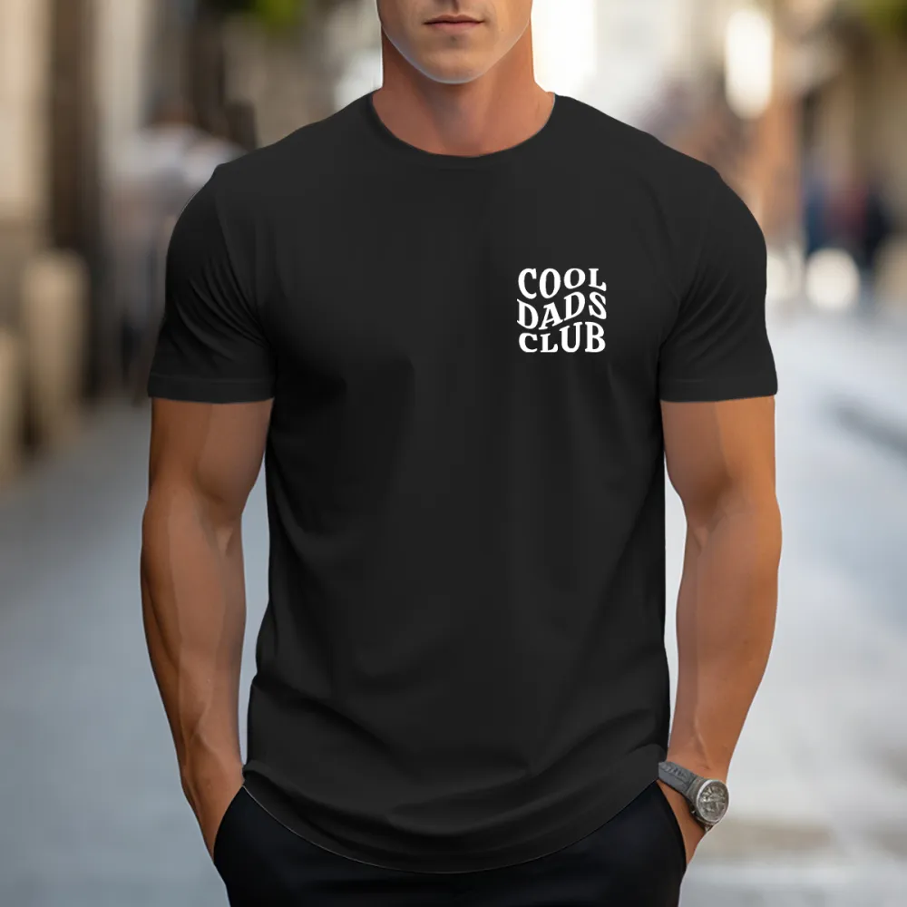 Simple Letter Print On Chest T-Shirts