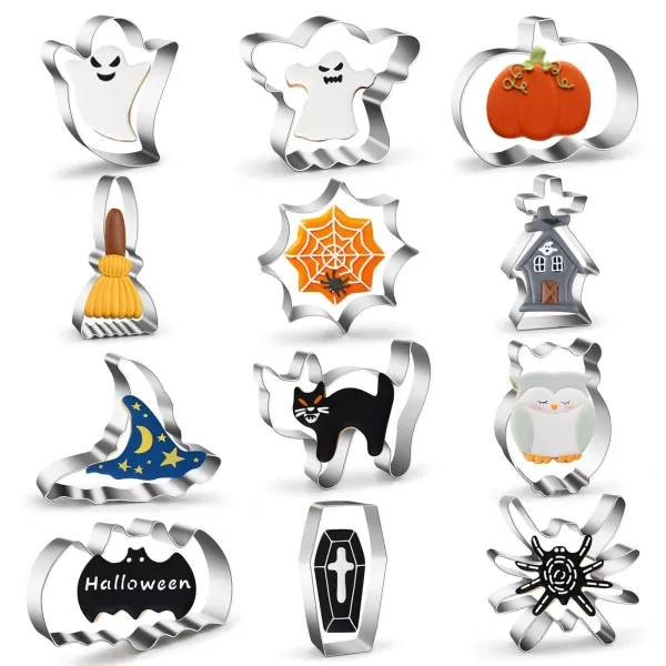 Halloween 2026 Cookie Cutting Tool Set Stainless Steel