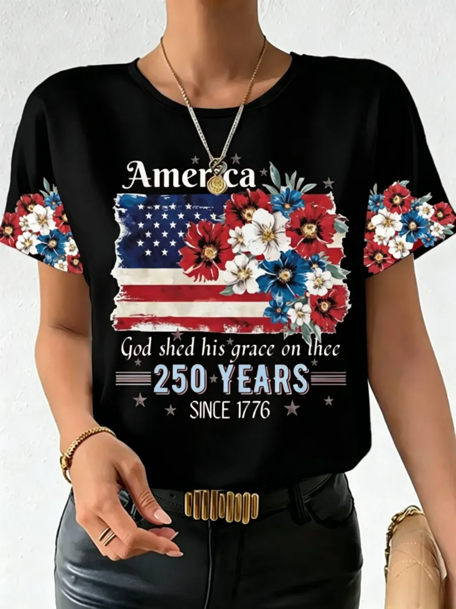 Women's 250th Anniversary Printed T-shirt