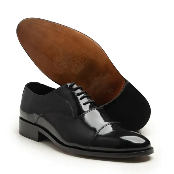 Patent Leather Split Oxfords