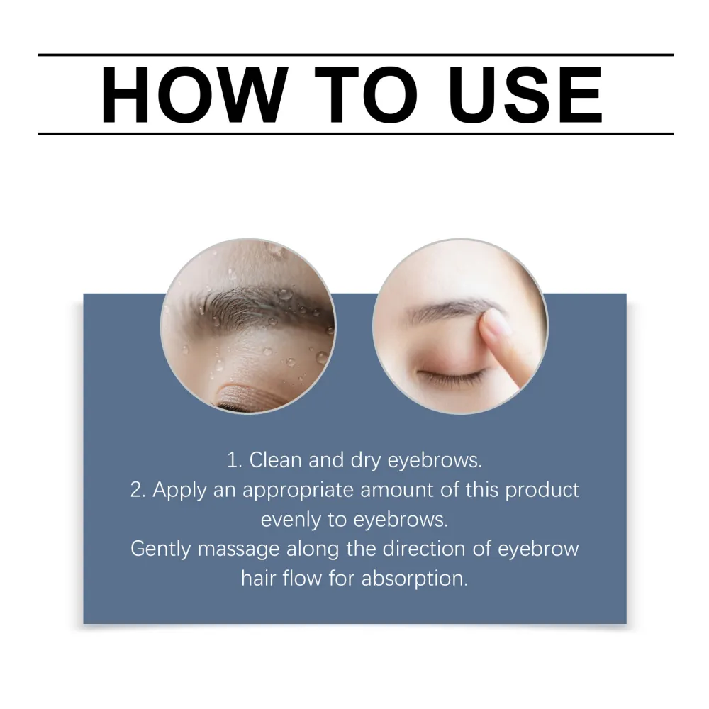 Viareline Eyebrow Care Essence - Gentle Nourishing, Natural, Beautiful, Long and Moisturizing Eyebrow Care Solution-$HT