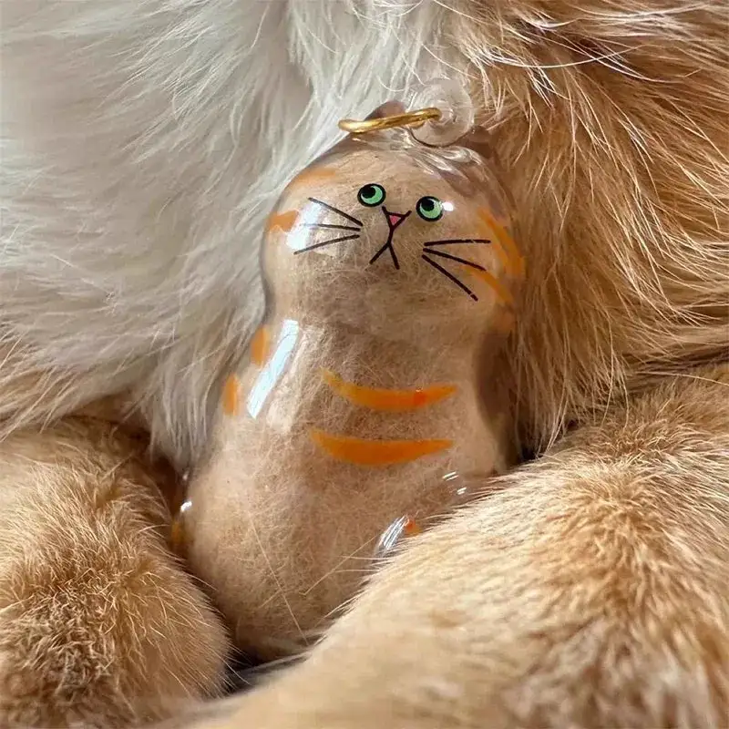 🎉Pet Hair Storage Keychain, the keychain for storing your cute pet's hair, is now on 50% off!