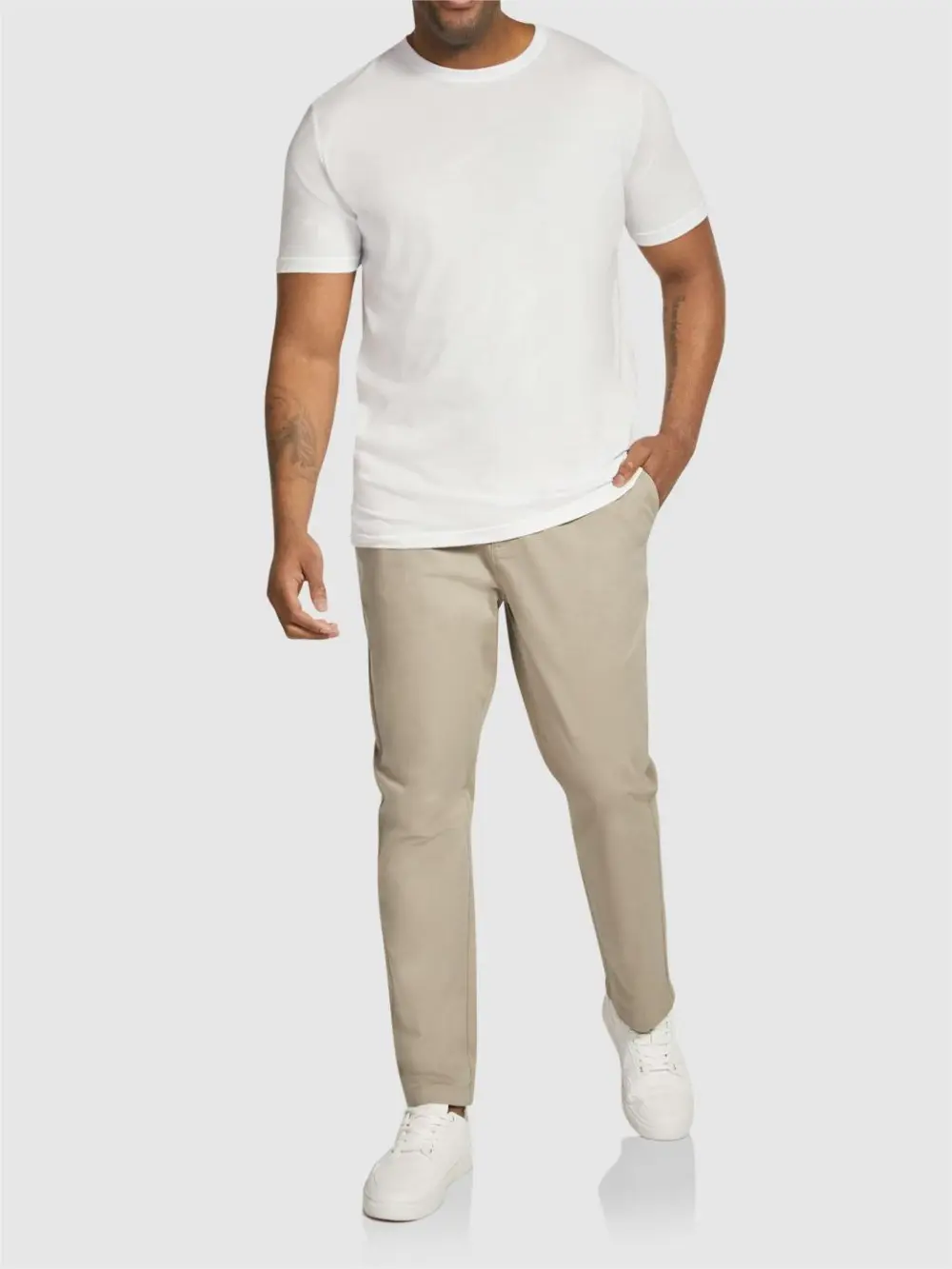Slim Fit Loose Tapered Trousers
