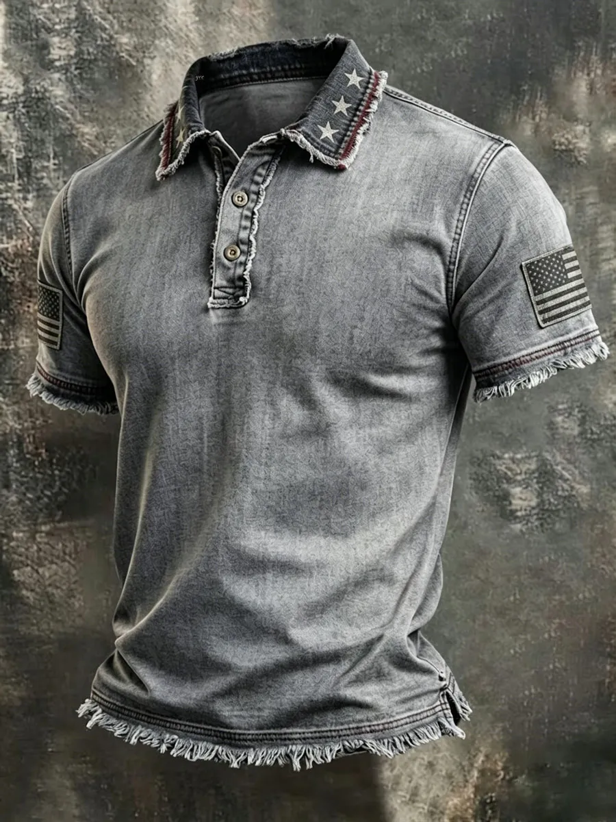 Men'S 250Th Anniversary Printed Casual T-Shirt