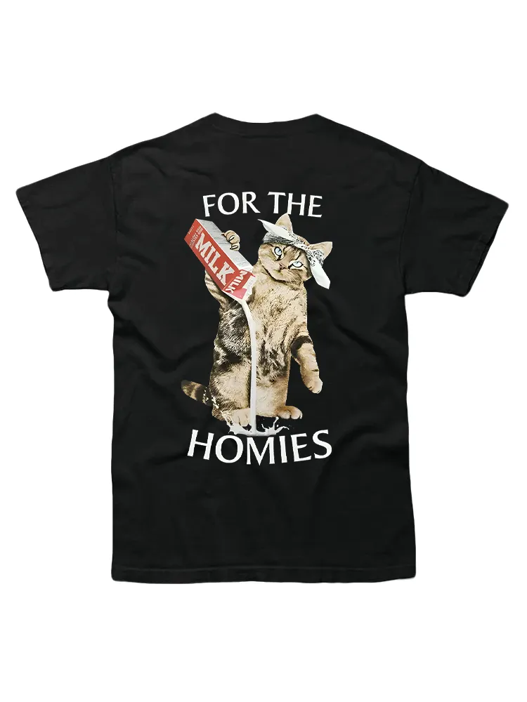 Cat Kitten Small Logo T-Shirt