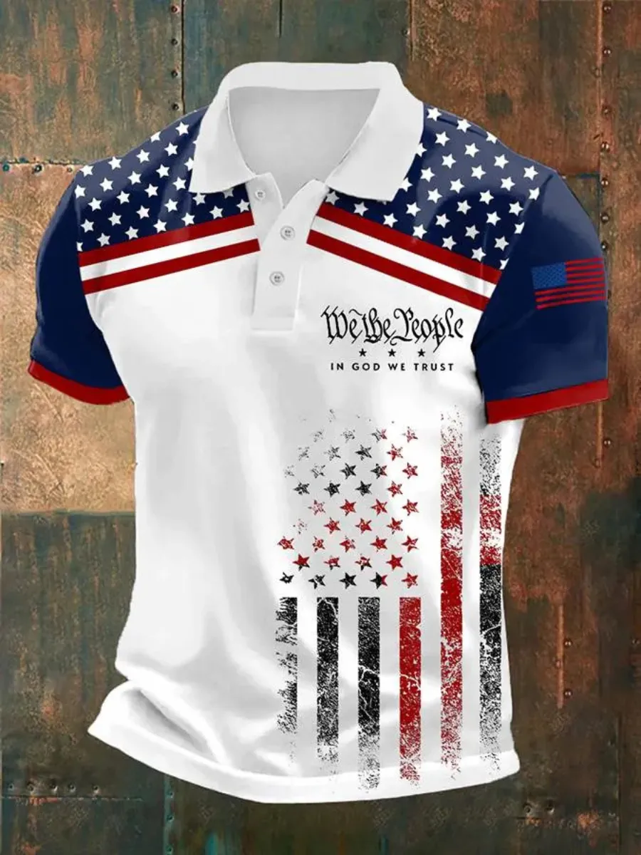 Men's 250th Anniversary Printed Polo Shirt