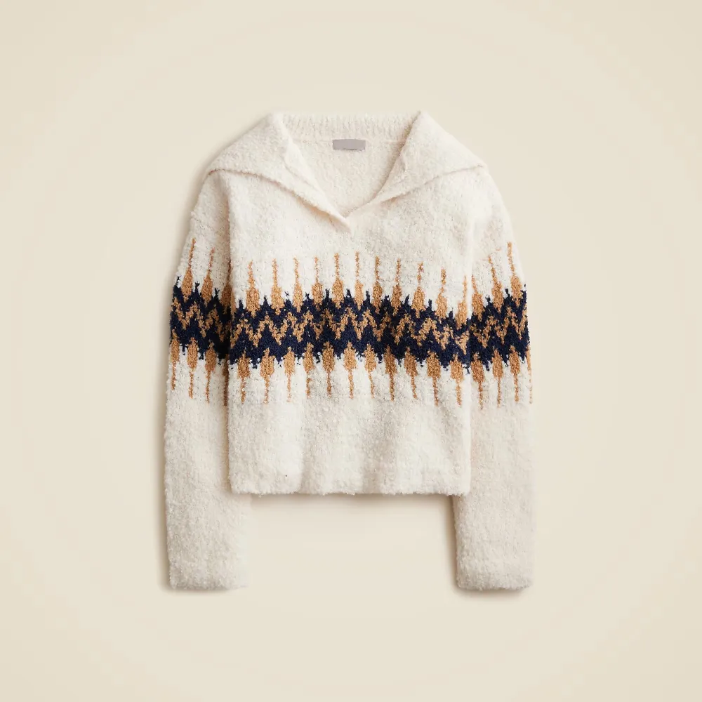 Argyle Pattern V-Neck Long Sleeve Sweaters
