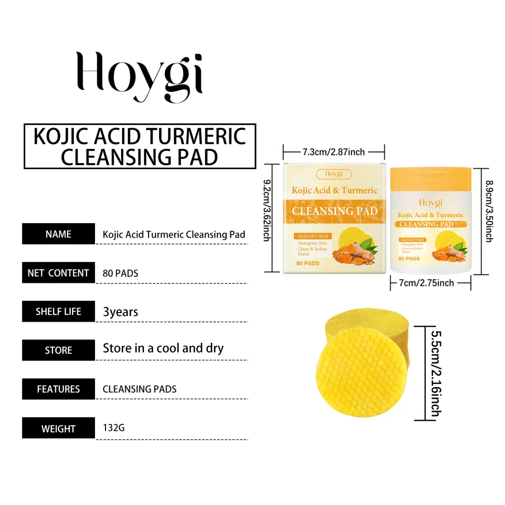 Turmeric Tricarboxylic Acid Cleaning Cotton Pads