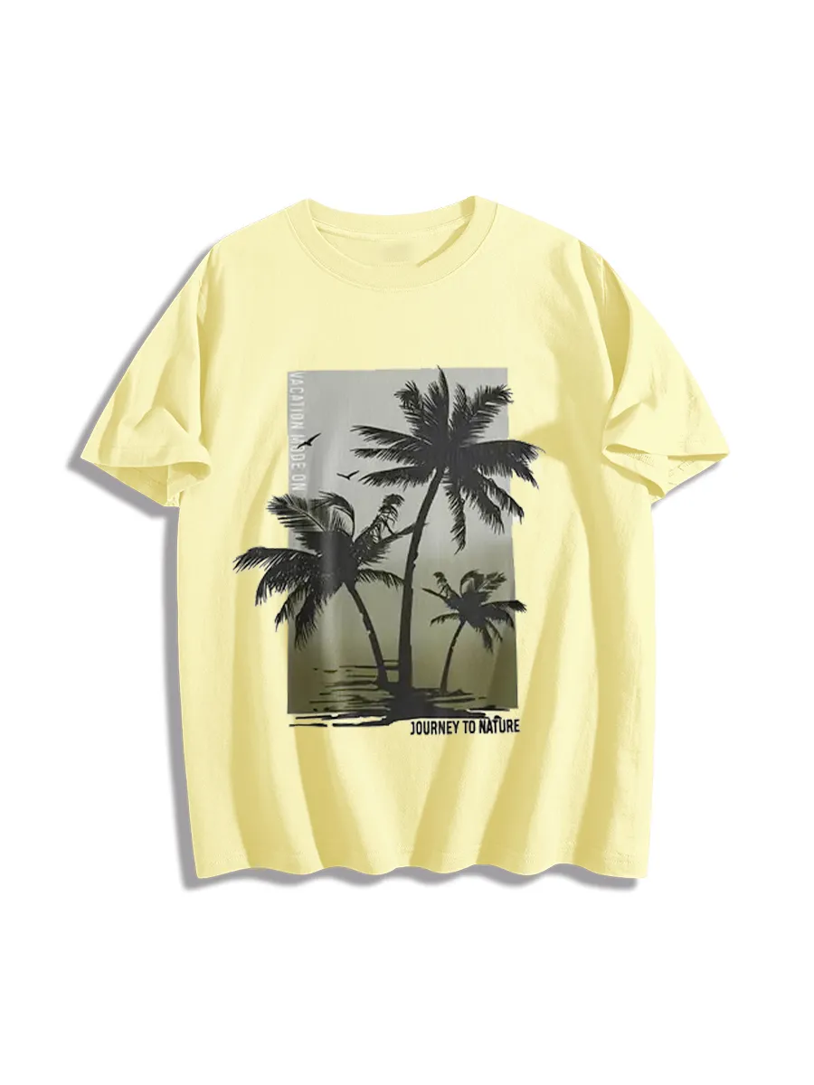 Palm Tree Nature Journey Graphic T-Shirt