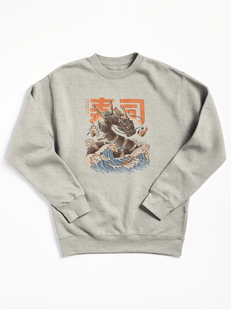 Great Sushi Dragon Pullover Sweatshirt
