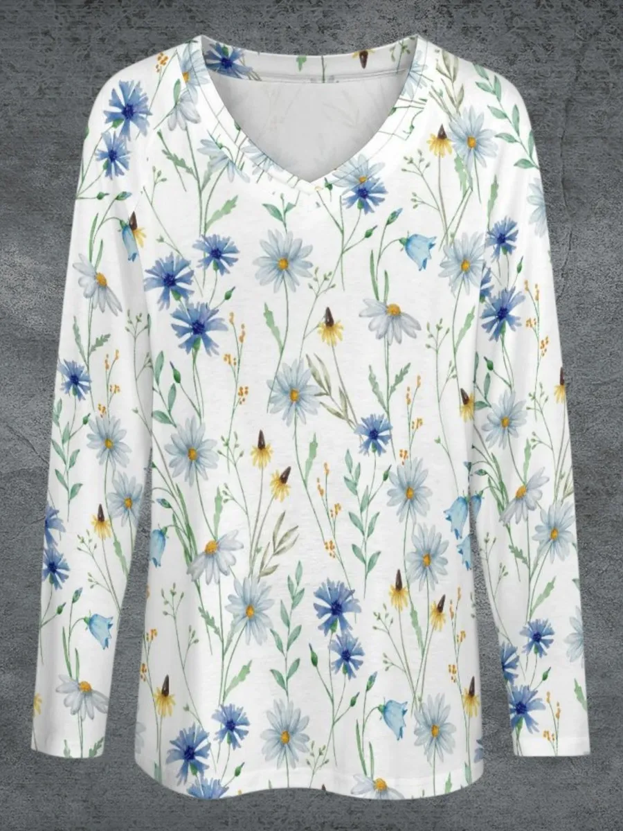 Watercolor Wildflower T-Shirt