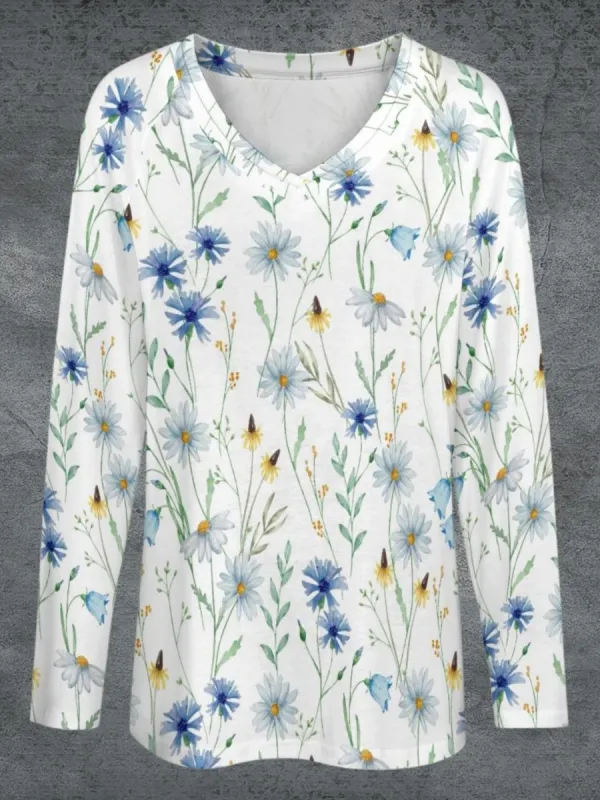 Watercolor Wildflower T-Shirt