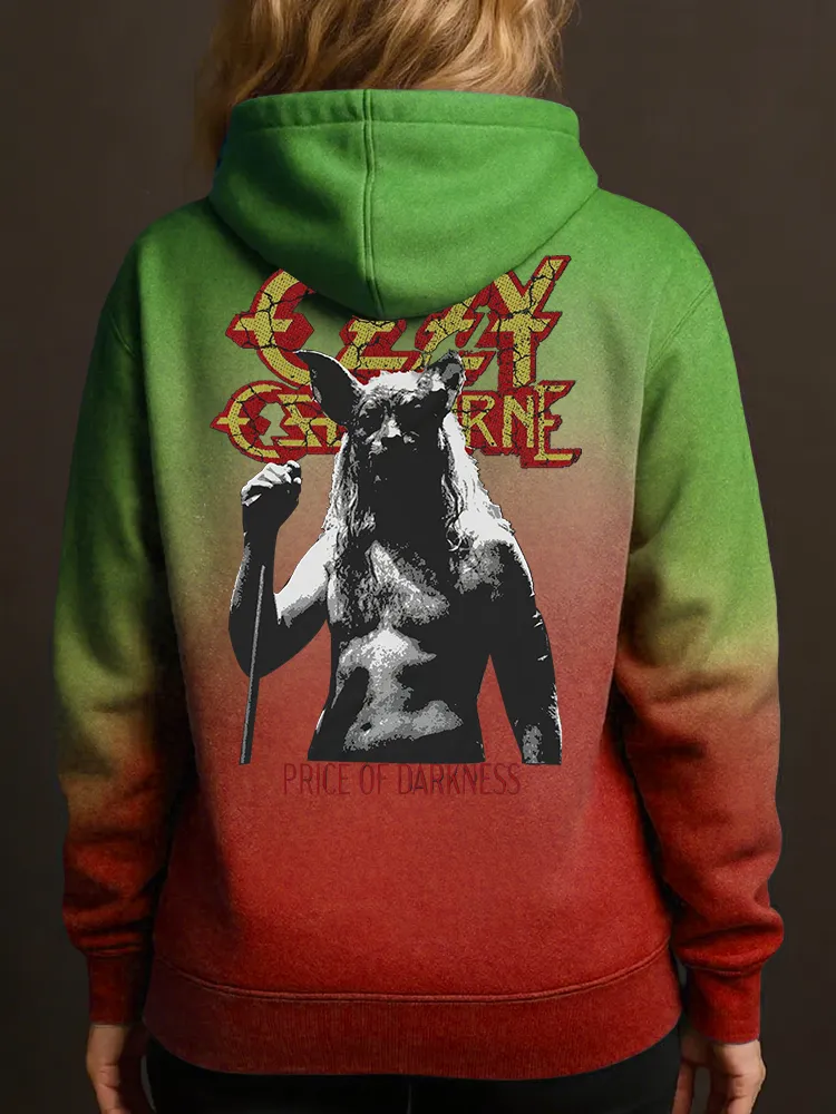 Women 's Gothic Print Daily Hoodie