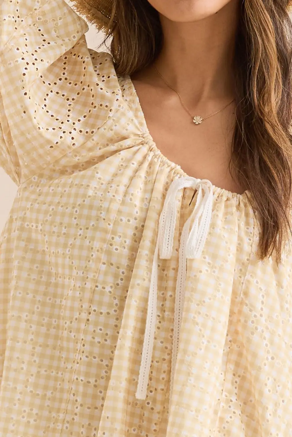 Gingham Romper