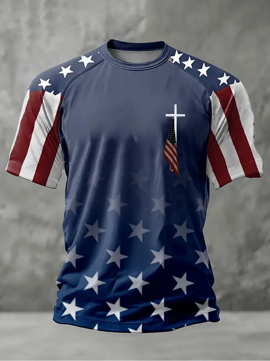 Men's 250th Anniversary Faith-Themed T-Shirt