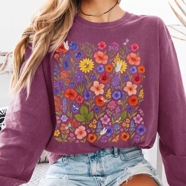 Wildflowers Long Sleeve Shirt