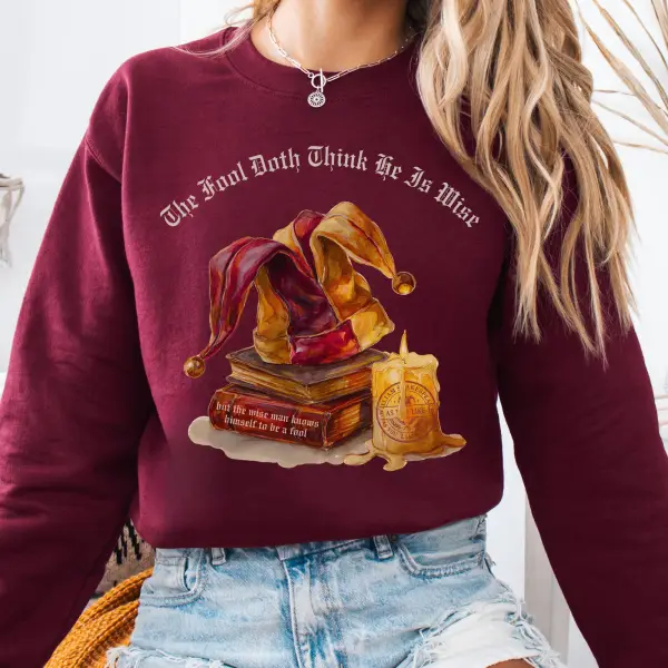 Whimsical Fairy Tale Character Sweatshirt