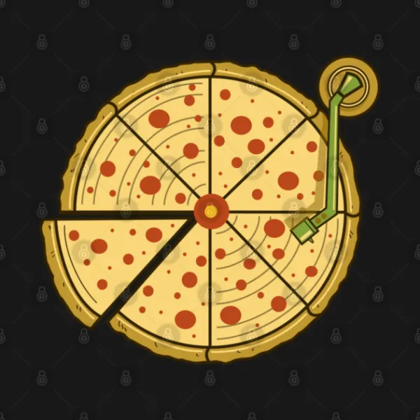 Pizza Vinyl Hoodie