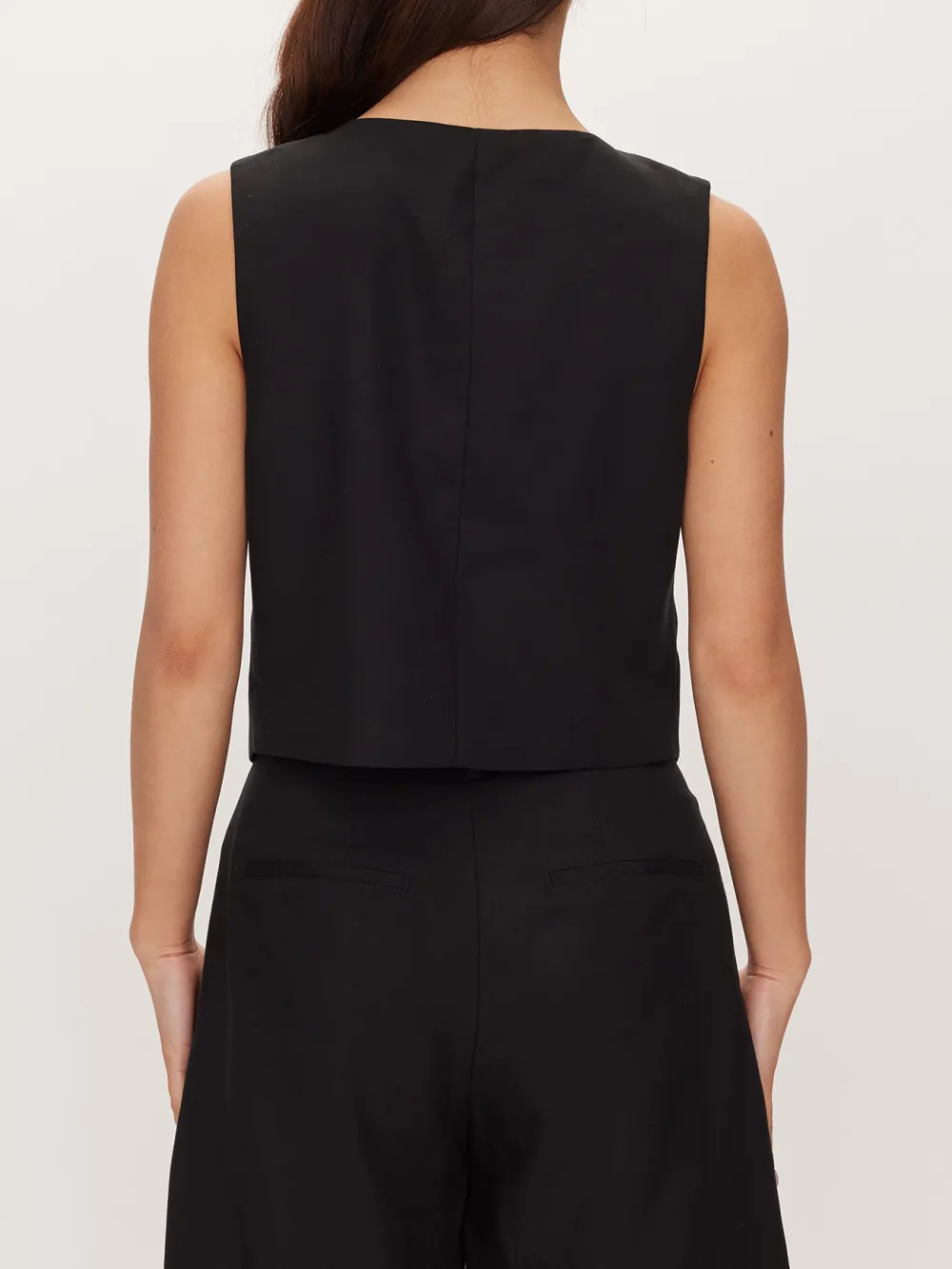V-Neck Asymmetrical Vest