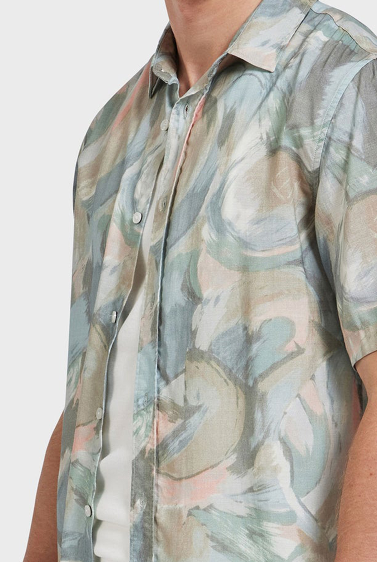 Oceanside Short Sleeve Shirt-Multi
