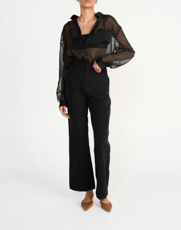 Fashionable Transparent Women's Shirt