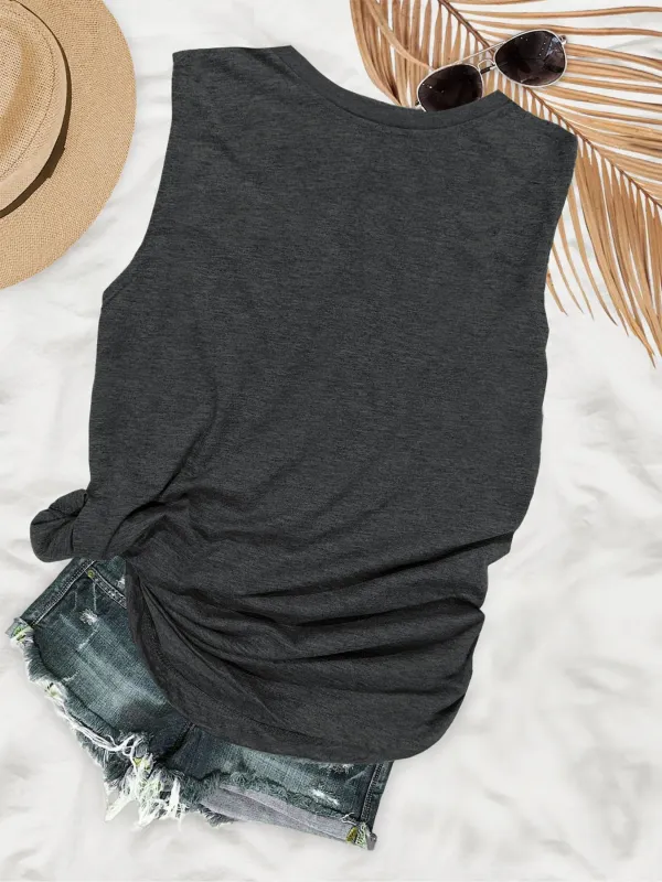 Turtle Print Women's Tank Top